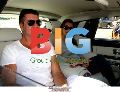 Simon Cowell greets fans in LA
