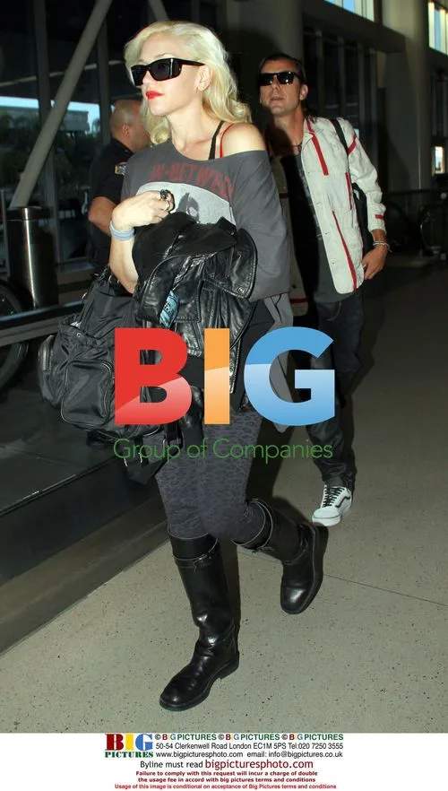 Gwen Stefani and Gavin Rossdale at LAX