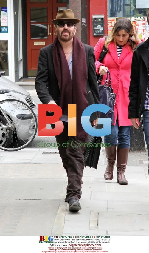 Dave Matthews Arrives at BBC Studios