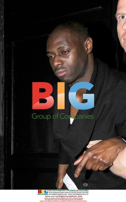 Peter Crouch and Ledley King Leaving Maya in London