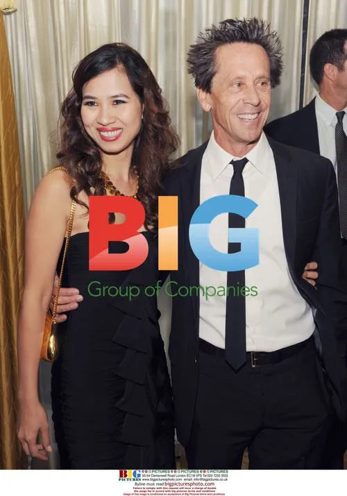 Brian Grazer and Chau-Giang Thi Nguyen at Humanitarian Award Gala