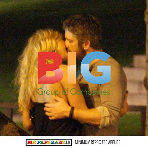 Gerard Butler Spotted Kissing Mystery Blonde in Serbia