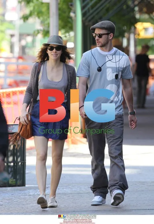 Justin Timberlake and Jessica Biel in NYC