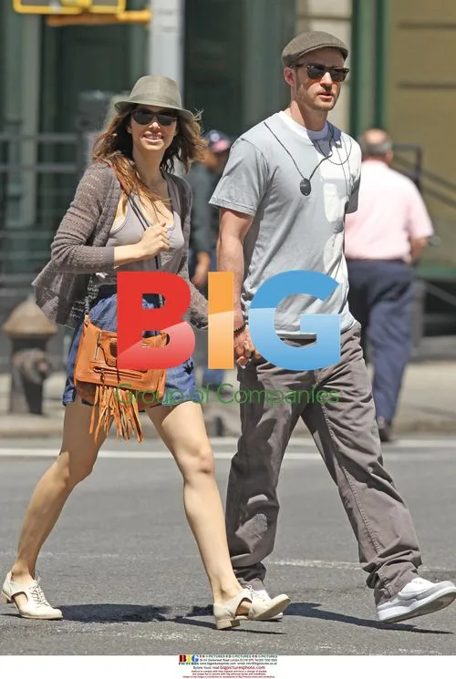 Justin Timberlake and Jessica Biel in NYC