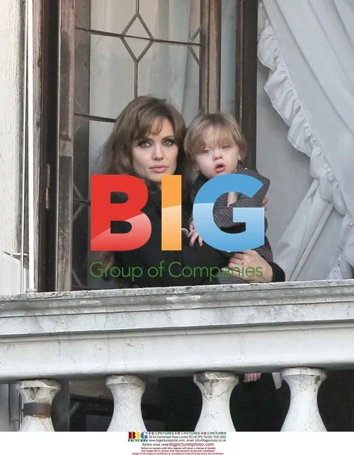 Angelina Jolie and son Knox in Venice