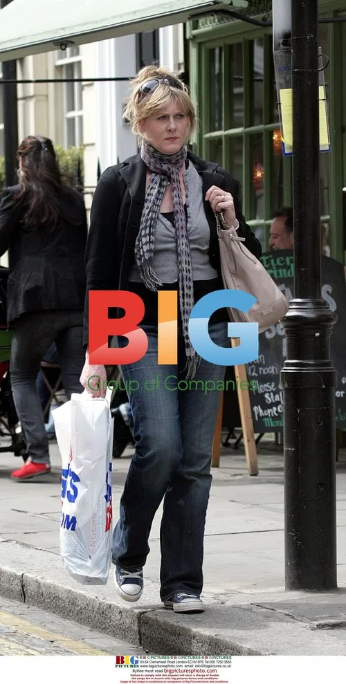 Sarah Lancashire Shopping in Soho