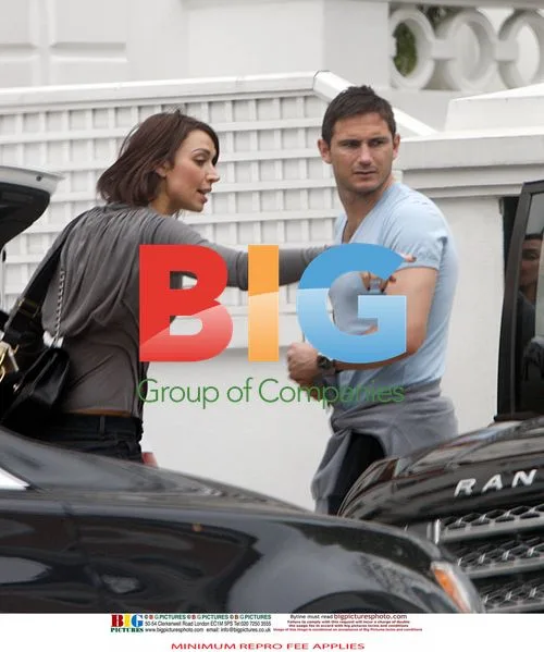 Frank Lampard and Christine Bleakley Goodbye Kiss
