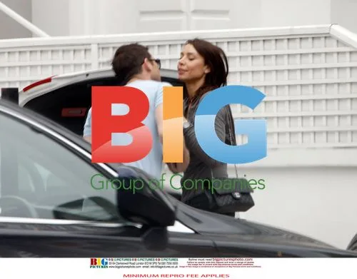 Chelsea footballer and TV host kiss goodbye
