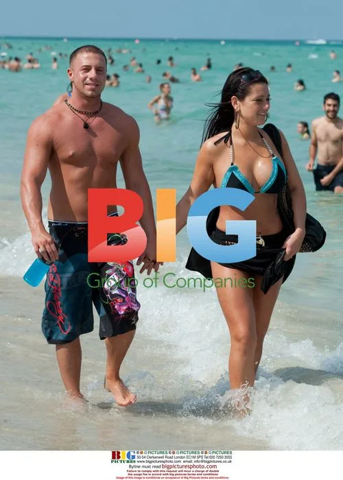 JWoww and Tom Lippolis at Miami Beach