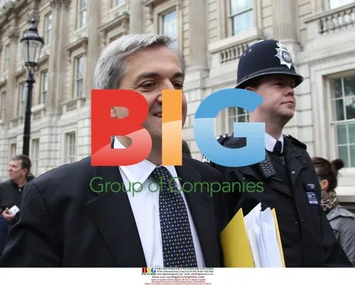 Chris Huhne at Cabinet Offices