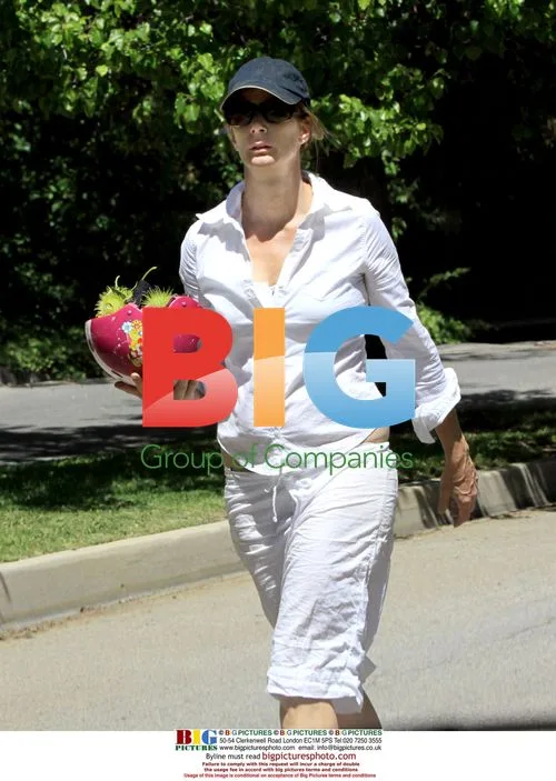 Rachel Griffiths with Kids in LA
