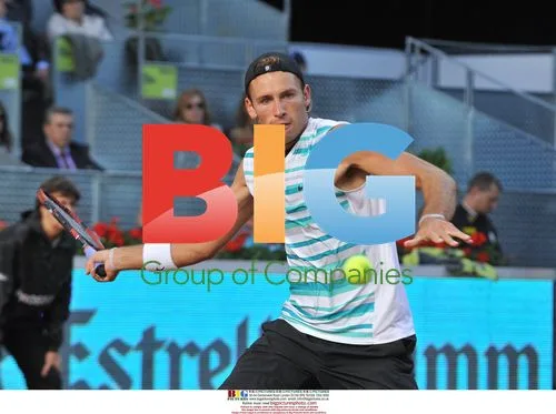Tennis Match in Madrid