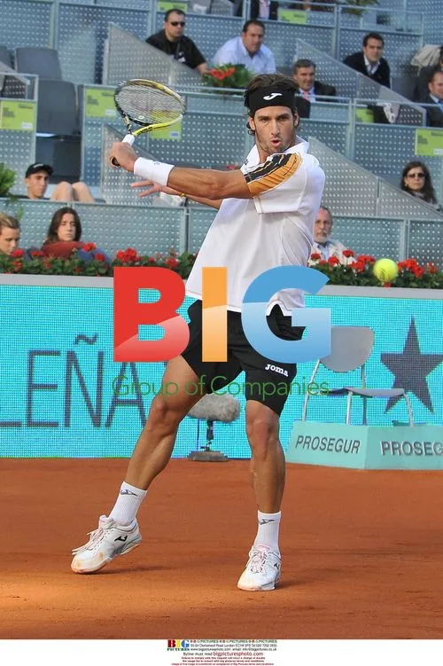 Tennis Match in Madrid