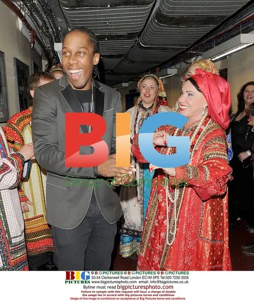 Lemar and Nadezhda Babkina at VE Day Gala