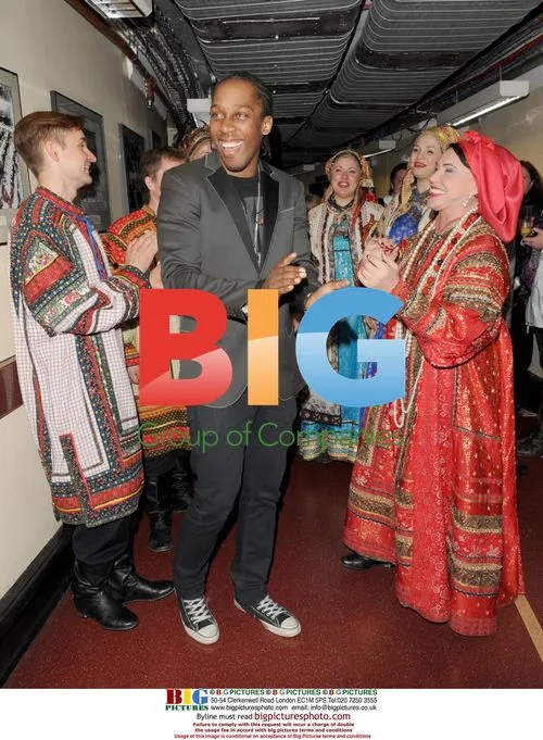 Lemar and Nadezhda Babkina at VE Day Gala