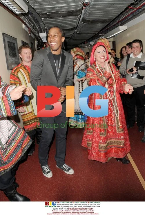Lemar and Nadezhda Babkina at Royal Albert Hall