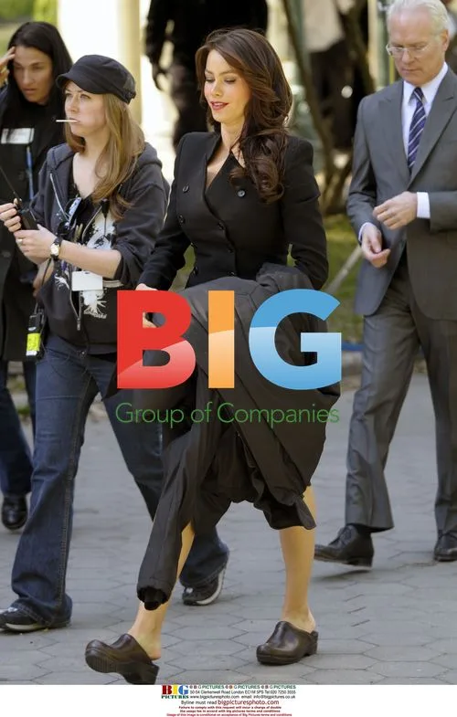 Sofia Vergara on set of 'The Smurfs'