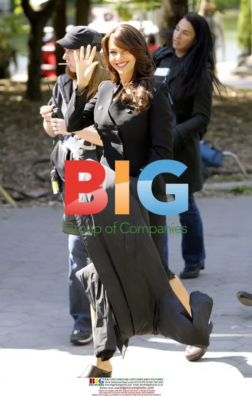 Sofia Vergara on 'The Smurfs' Set