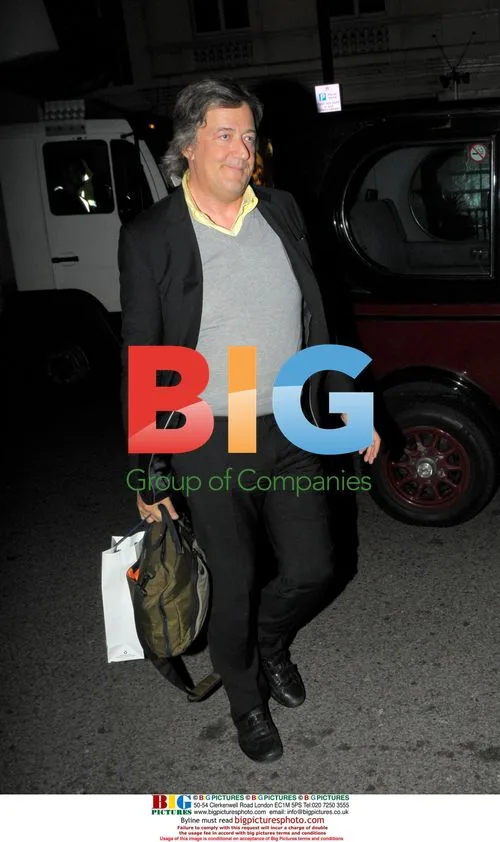 Stephen Fry at Claridges in London