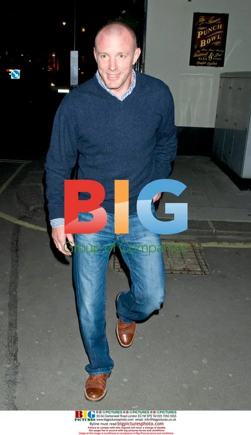 Guy Ritchie leaving London pub