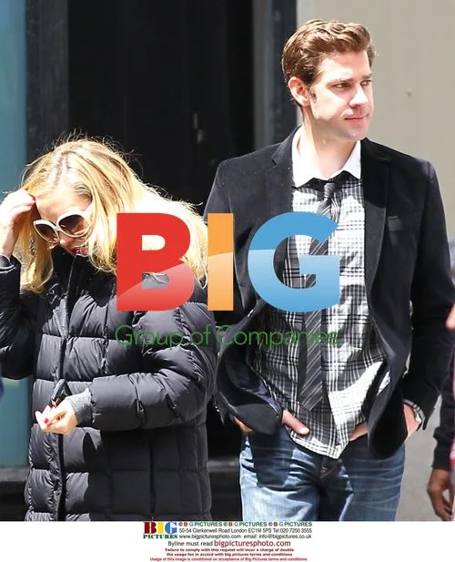 Kate Hudson and John Krasinski on \"Something Borrowed\" Set