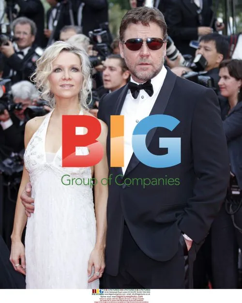 Russell Crowe and Danielle Spencer at Cannes