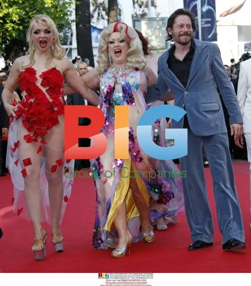 Julie Atlas Muz, Dirty Martini and Mathieu Amalric at Cannes Film Festival