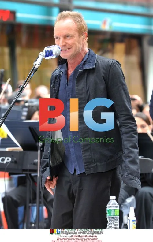 Sting Performs at Today Concert Series