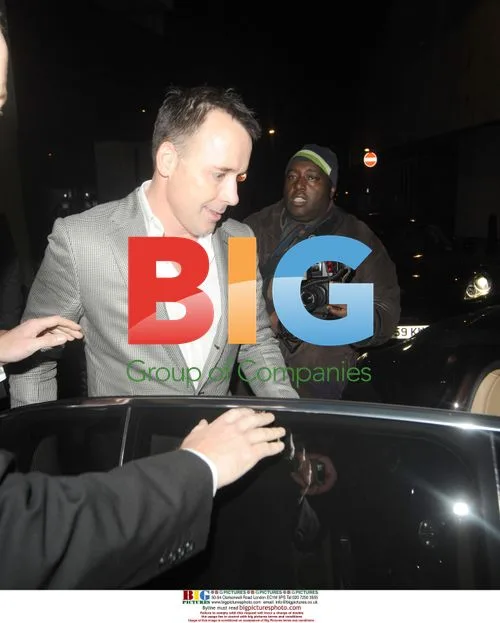 David Furnish Leaving Metbar for David Walliams' Stag Do