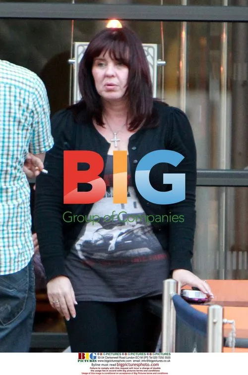 Coleen Nolan Steps Out for a Smoke