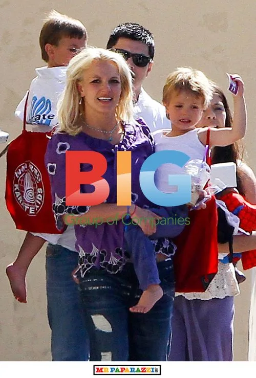 Britney Spears Takes Sons to Karate Class