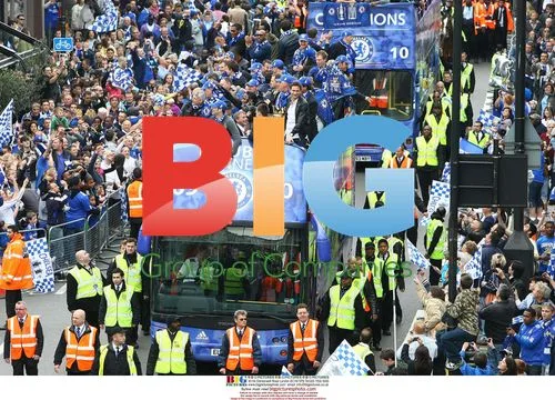 Chelsea Premier League and FA Cup Parade