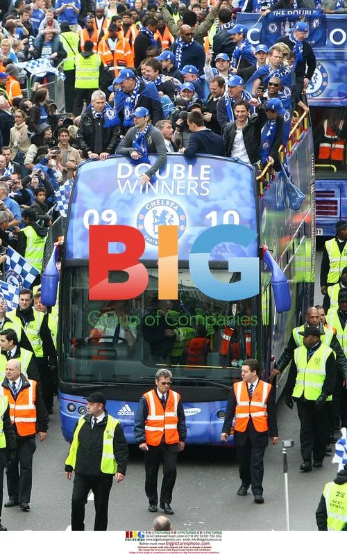 Chelsea Premier League and FA Cup Parade