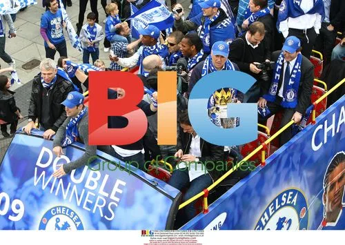 Chelsea Premier League and FA Cup Trophy Parade