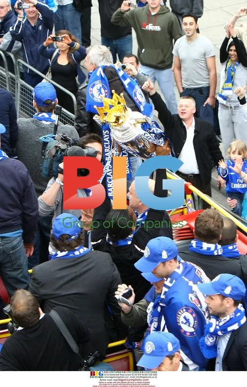 Chelsea manager Carlo Ancelotti trophy parade