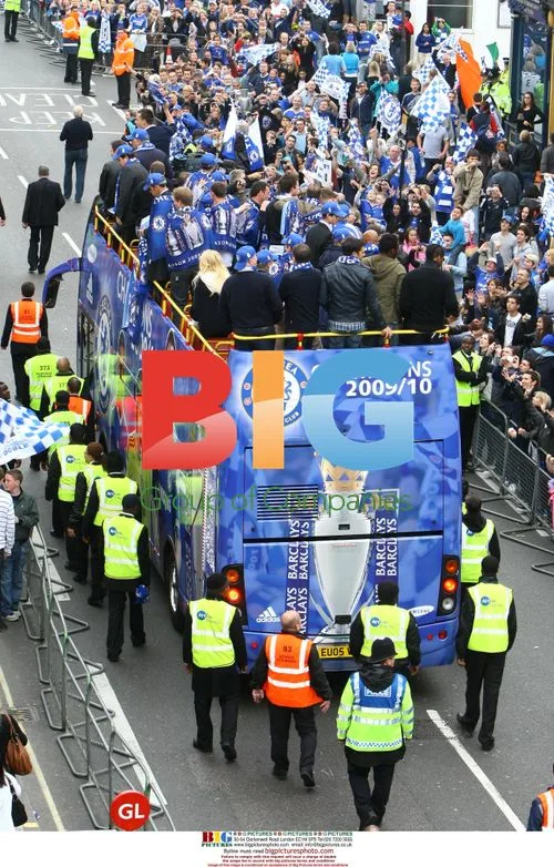 Chelsea Premier League and FA Cup Trophy Parade