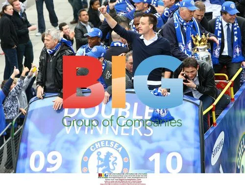 Chelsea FC Premier League and FA Cup Trophies Parade