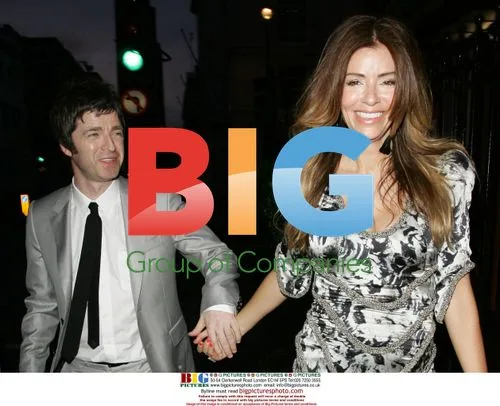 Noel Gallagher and Sarah McDonald at Claridges