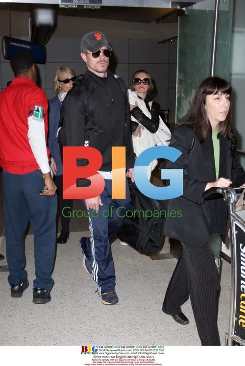 Eric Dane and Family at LAX
