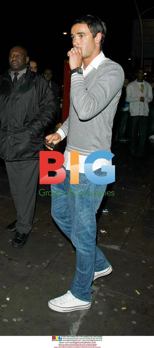 Jack Tweed leaving Faces nightclub