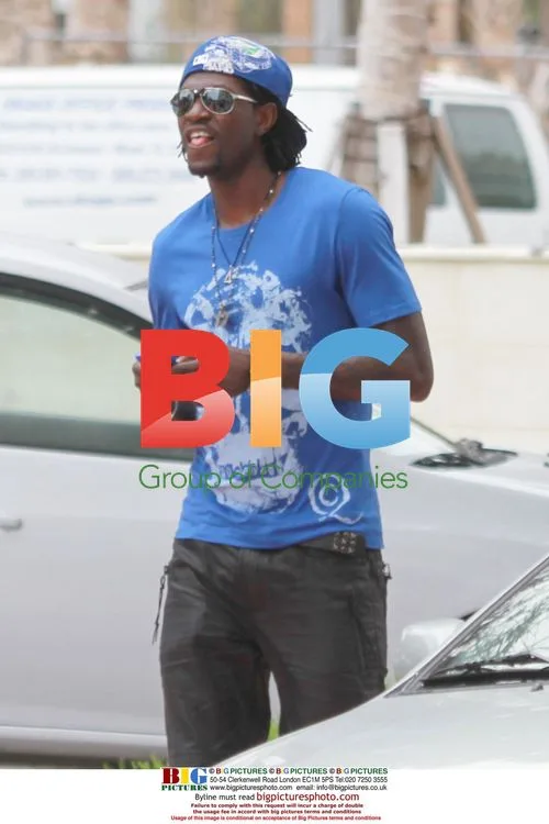 Emmanuel Adebayor on Miami Beach
