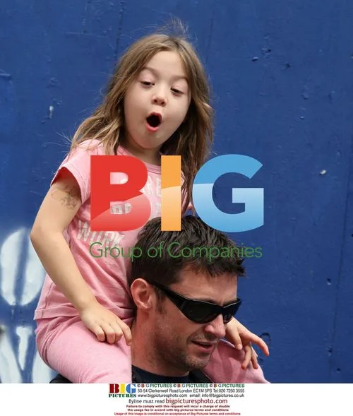 Hugh Jackman Carries Daughter Ava