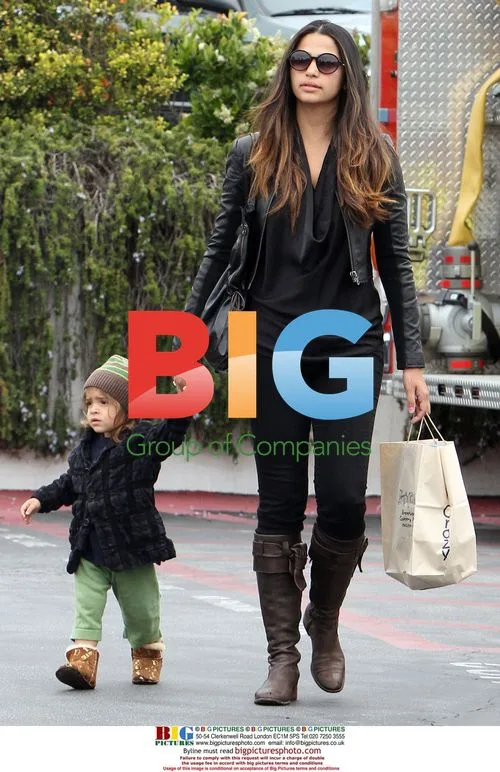 Camila Alves and son Levi shopping in Malibu