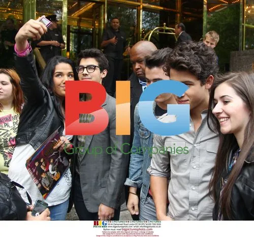The Jonas Brothers Leaving Hotel