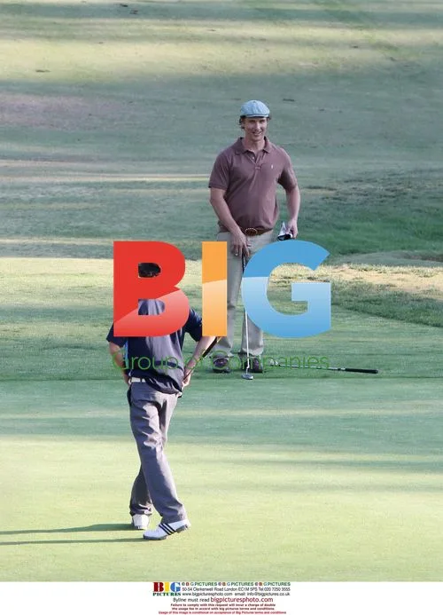 Matthew McConaughey Golfing with Friends