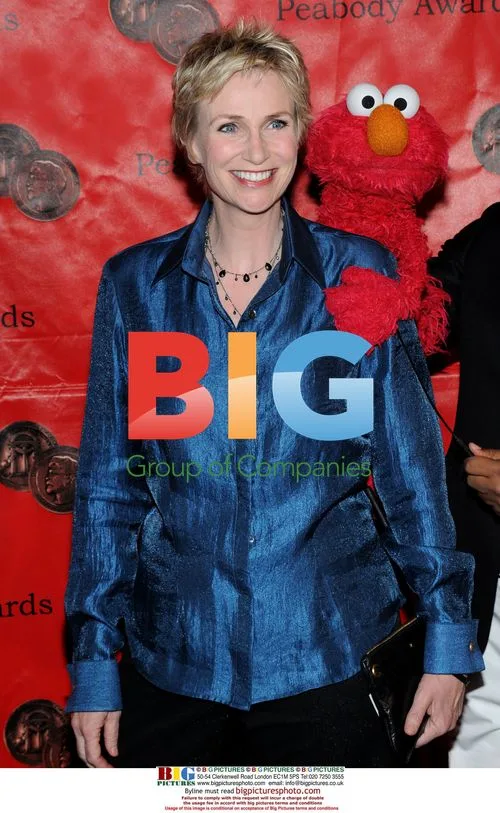 Jane Lynch and Elmo at Peabody Awards in NY