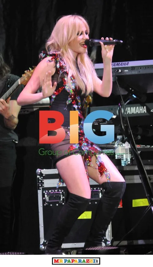 Pixie Lott performs at Glasgow SECC
