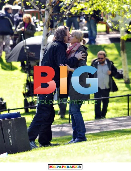David Tennant & Suranne Jones filming 'Single Father'