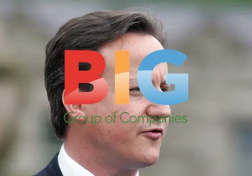 David Cameron at Stormont Castle