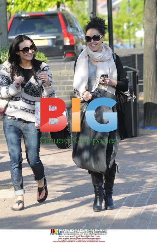 Hollyoaks Pair Leah Hackett and Claire Cooper in Liverpool